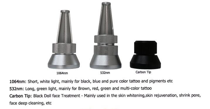 Protable Nd. yag laser for carbon black peelings & tattoo removal