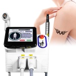 Portable 2in1 808nm diode laser +picosecond laser for tattoo removal